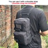 Tactical Mini Molle Hydration Pack,Molle Hydration Carrier with US Flag