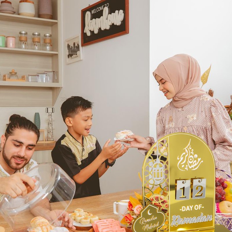Ramadan Advent Calendar - Acrylic Eid Mubarak DIY Countdown Calendars