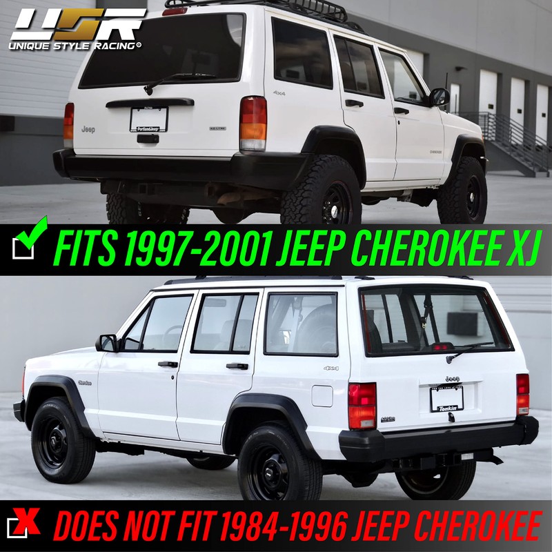 USR DEPO 97-01 Cherokee Dark Cherry Red Smoke Rear Tail