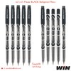 WIN 10 x 0.7mm Tip Ball Pens Force Smooth Biros