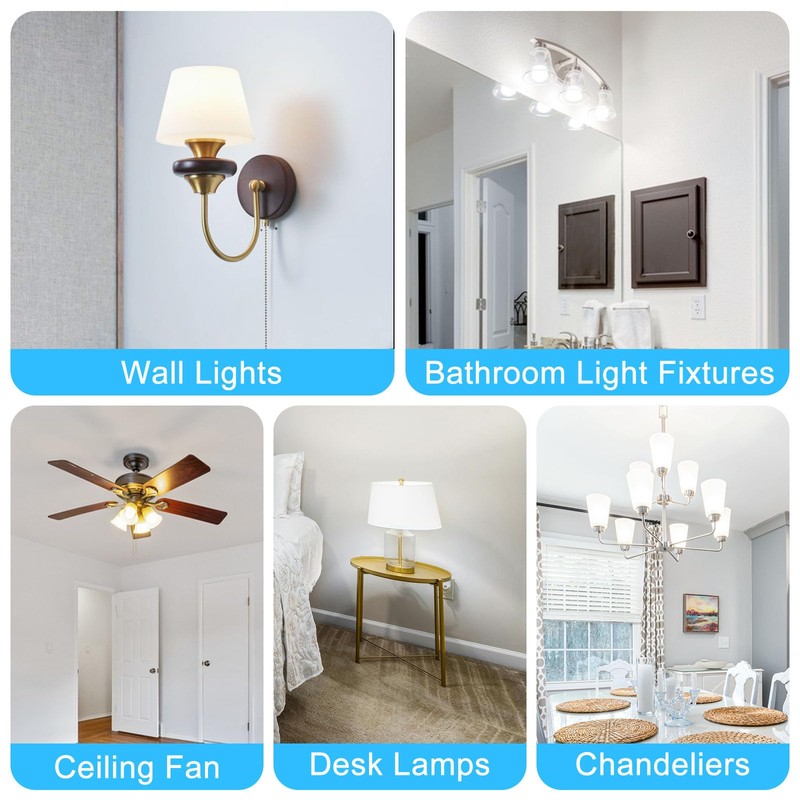 LFLAMPON E11 LED Bulb 120V, 10W 1300LM Cool White 6000K,