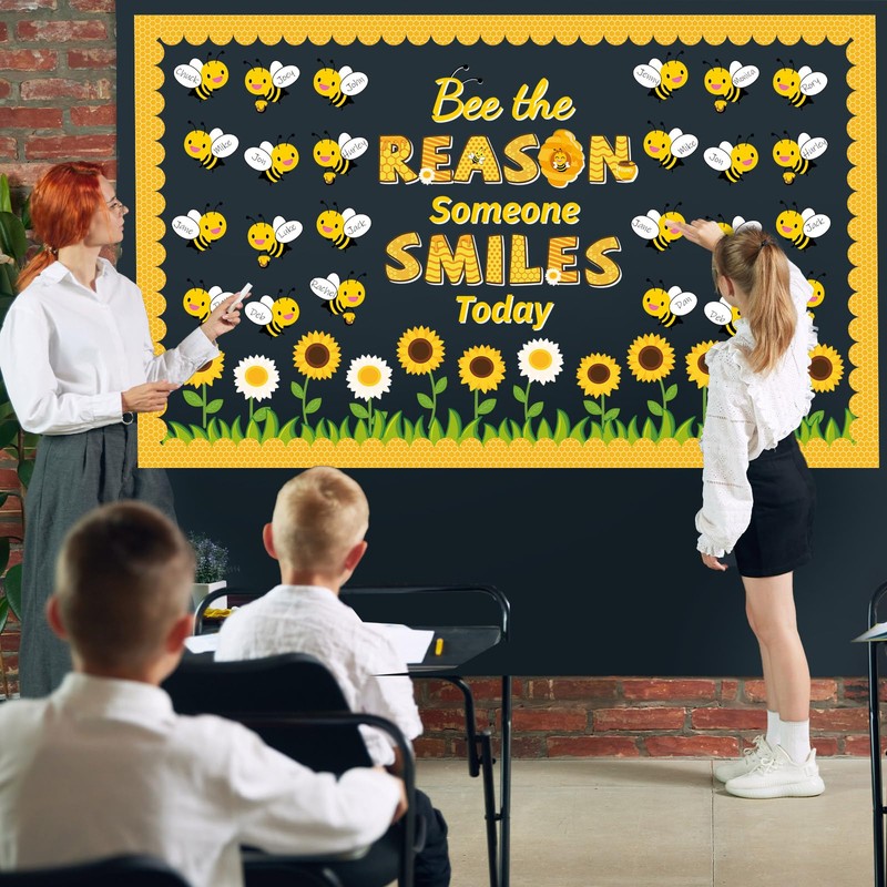 Bee Classroom Bulletin Board Decoration Bee The Reason Someone Smiles