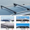 COWVIE 47 Inch Aluminum Roof Rack Cross Bars for Raised