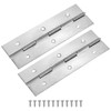 M METERXITY 2-Pack Piano Hinges, 6 Inch / 150mm Stainless