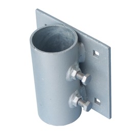 Dock Edge Stationary Dock Heavy Duty Side Leg Pipe Holder, Galvanized
