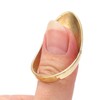 Brass Archery Thumb Ring Portable Finger Protector with Anti Lost