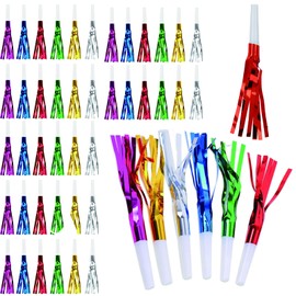 48 Pcs Party Blowers For Kids, Colorful Noise Maker, Party Horns Party Blower Birthday Party Whistles Blowers Kids Party Squawkers For Birthdays Sporting Events Festival
