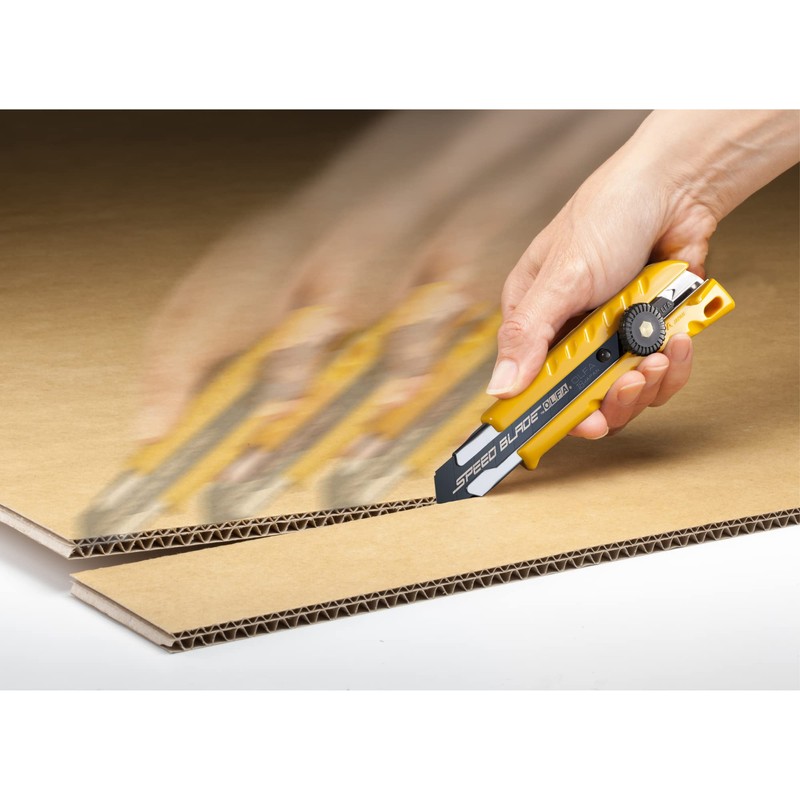 OLFA 18mm Heavy-Duty Utility Knife (L-1) - Multi-Purpose Custom Cutting