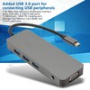 USB C Hub USB C to 3USB 2xHDTV VGA USB
