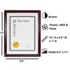 kieragrace KG Harper Document Frame - Dark Brown, 8.5" by