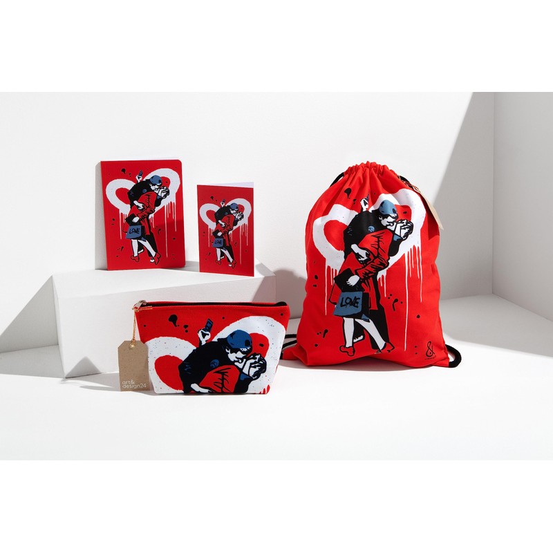 Art&Design24 TVBOY Pencil Case, The Influencer's Kiss, Toiletry bag