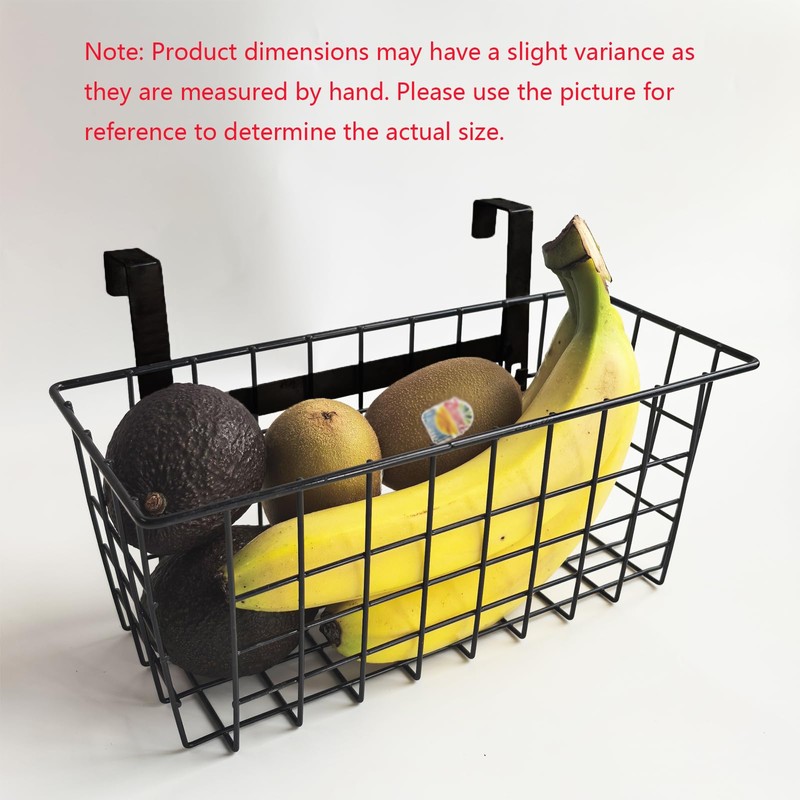 MaraFansie Basket with Hook, Grid Storage Basket, Over the Cabinet