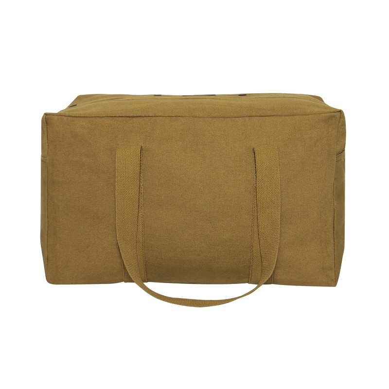 Rothco - Bolsa de lona pequeña para paracaídas, Marrón Coyote,