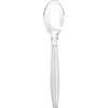 Signature Packaging - Re-usable Plastic Dessert Spoons 100 Pack -