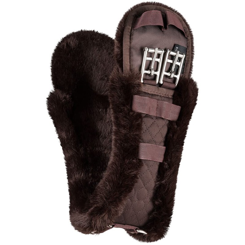 Equinate Luke Saddle Girth with Synthetic Lambskin - Anatomical Short