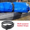 Adjustable Cable Straps with 25 Buckles, Reusable Fastening Cable Ties
