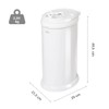 Ubbi Steel Diaper Pail, Odor Locking, No Special Bag Required,