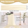 10 Yard Ivory Gauze Cheesecloth Craft Fabric for DIY Wedding