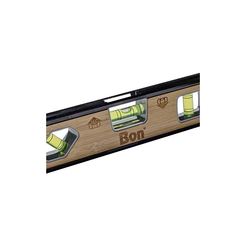 TORPEDO LEVEL, MAGNETIC 10" ALUMINUM AND BAMBOO