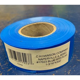 C.H. HANSON STANDARD FLAGGING TAPE - 17023 BL STD FLAGE TAPE 300'