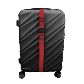 MAGARROW 1.5" Utility Straps with Buckle Adjustable, 4-Pack (RED, 9.5 feet Long)