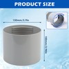Air Conditioner Hose Extention Coupler 150mm/5.9in Universal Thread