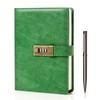 WEMATE Diary with Lock, A5 Journal with Lock 240 Pages,