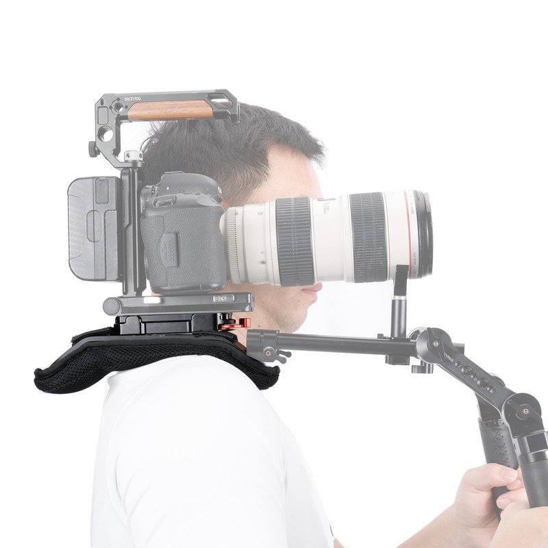 NICEYRIG Camera Quick Release Shoulder support Kit,Camera Shoulder Rig with