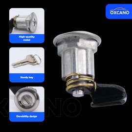 Fuel Door Lock Cylinder 69058-35140 Replacement for Toyota Tacoma 1995 1996 1997 1998 1999-2004 Toyota Tundra 2000-2003 Fuel Tank Lock Cylinder with 2 Keys Fuel Filler Lid Door Gas Lock Cylinder