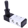 Oumefar Manual Pull Valve G1/8 Air Control Valve 3 Position
