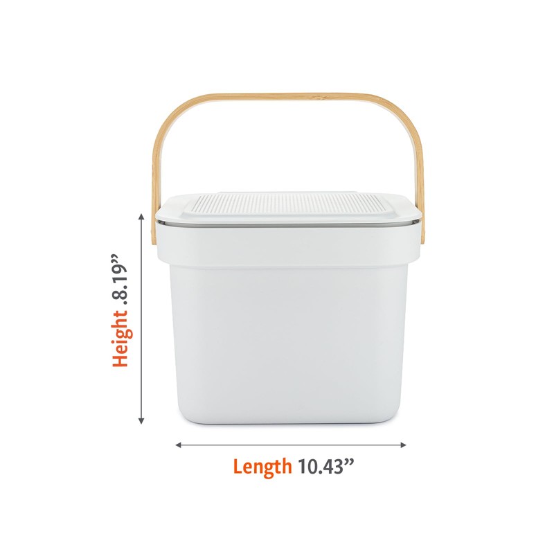 Post Modern - Compost Bin - White
