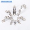 YOFASEN Pipe Clamps - 304 Stainless Steel Pipe Straps Saddle