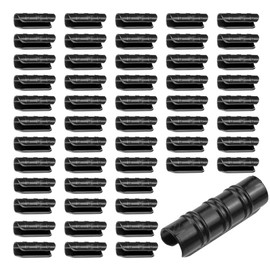 Naisfei 60 Pcs Greenhouse Clamps Clips,Greenhouse Clips 3/4 Inch Black Clamp for PVC Pipe Greenhouses Greenhouse Clamps for Greenhouse Farming Gardening
