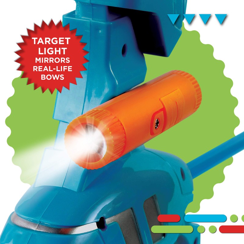Discovery Kids Bullseye Outdoor Archery Set with LED Target Light-Up