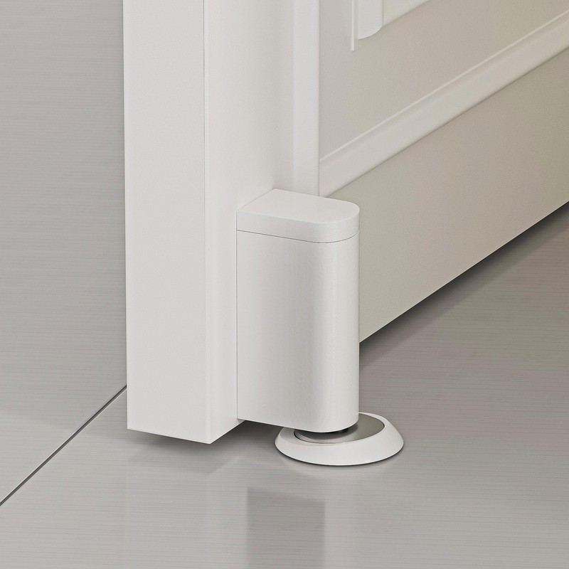 PANALI Windproof Magnetic Door Stopper, Concealed Retractable Design Strong Adhesive