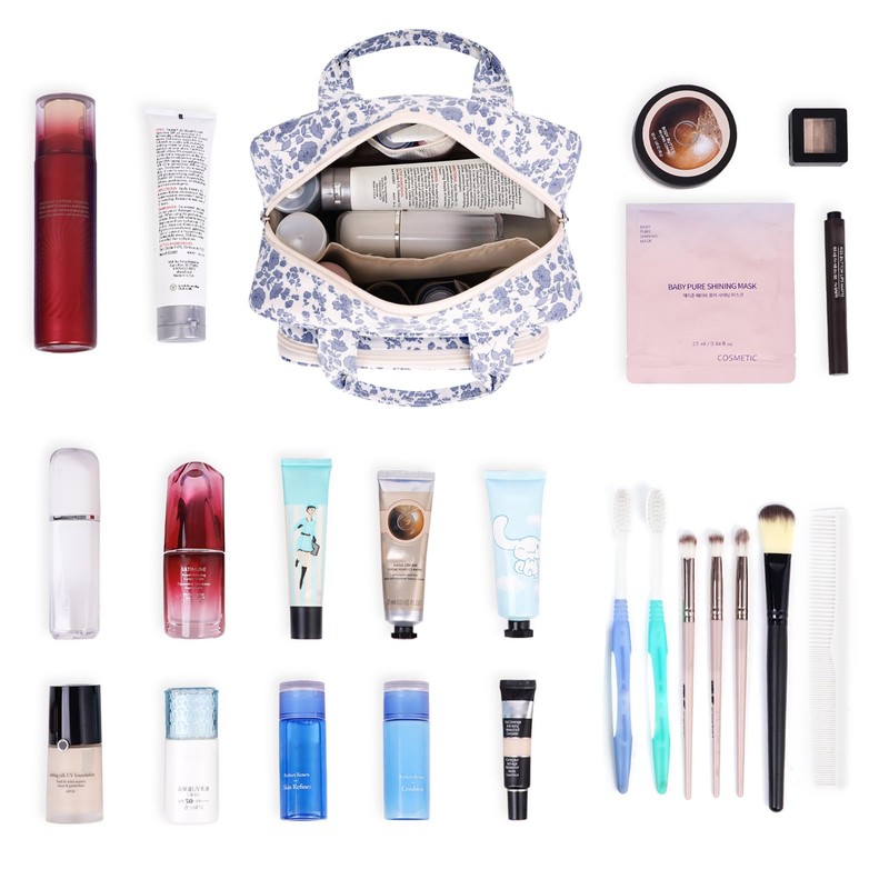 Narwey Full Size Toiletry Bag Large Makeup Bag Organizer Travel