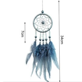 YUEXINYAN Handmade Dream Catcher Beads and Feathers Wall Hanging Bedroom Ornament Decorations for Home Wall Room Window Car