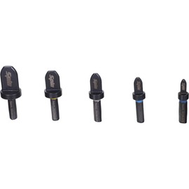 SPIN S5000 5-Piece Drill Bit Swaging Tool Set 1/4, 3/8, 1/2, 5/8, 3/4-Inch