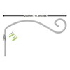 homekit MT2258 – Brackit White Hanging Brackets Pack of 2 Fittings Included – Elegant Design to Display your