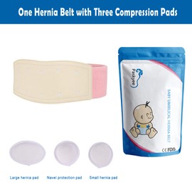 Paskyee Umbilical Hernia Belt Baby Belly Button Band Infant Belly Wrap Abdominal Binder Hernia Truss Support Adjustable Navel Belly Band Newborn Umbilical Cord Pink