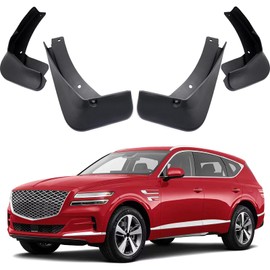 MOERTIFEI Mudguards Mud Flaps Splash Guards Fenders Compatible with 2021-2024 Genesis GV80 SUV, 4pcs Mud Guard Kit, Black