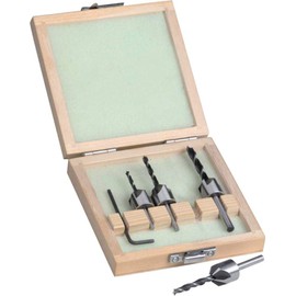 Edessö 5020550 Counter Sink Set, Silver/Beige, Set of 4 Pieces