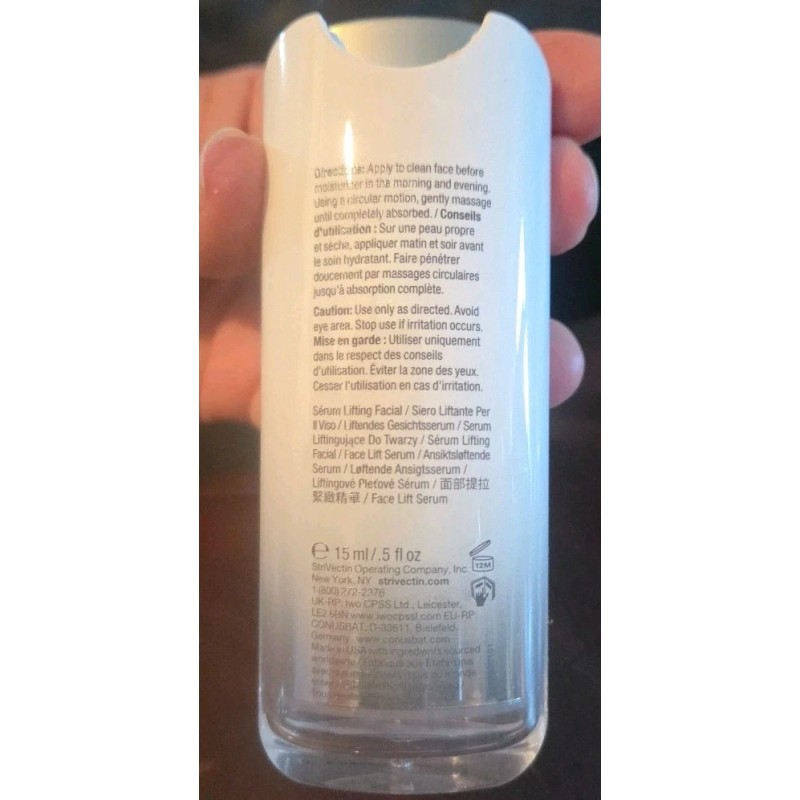 Strivectin NIA114 PEPTIGHT Face Lift Serum Tighten & Lift 15ml/.5