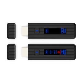 GGNFIR Wireless HDMI Transmitter and Receiver,4K Ultra Decode 1080P FHD Output,HDMI Extender,Low-Latency Video and Audio Transmission up to 165Ft, Easy Setup for Home Theaters,Monitors,Projectors,TVs