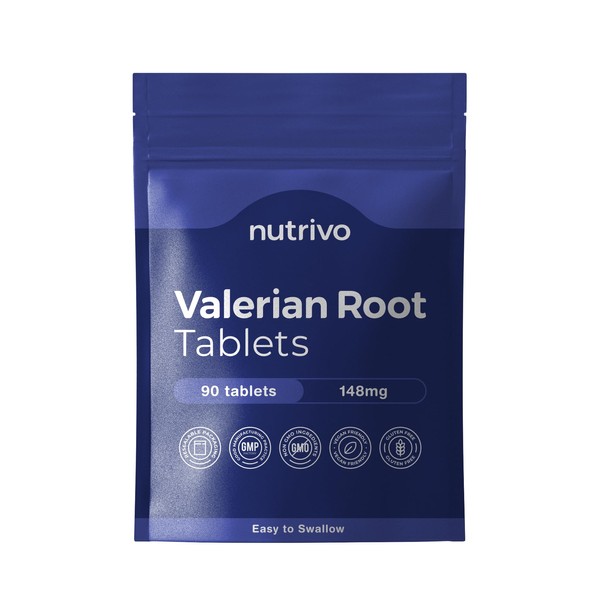Nutrivo Valerian Root Tablets - 90 Tablets | Good Alternative
