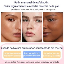 QUARXERY Gel Exfoliante Facial Limpiador con Nicotinamida - Gel Limpiador Facial Piel Grasa Exfoliante, Skin Care Purificante Profundo Reduce Poros para Piel Grasa, Seca y Mixta