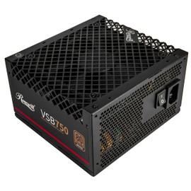 Rosewill VSB 750W 80+ Bronze, ATX 3.0 & 3.1 Compatible, Semi-Modular Power Supply, PCIe 5.1 12V-2x6 Connector, 105°C/221°F Japanese Capacitor, 120mm ICB Silent Fan - 5 Year Warranty