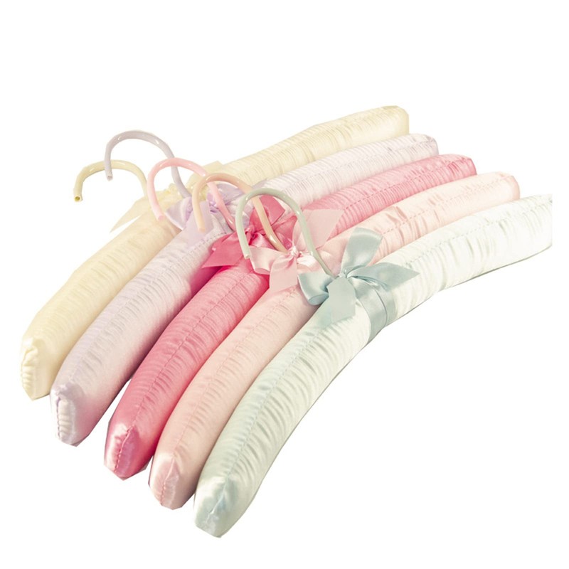 Fazanwey Padded Hangers for Clothes Satin Hangers Clothes Hangers Padded