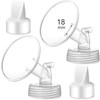 Momstouch 18mm Flange and Duckbill Valve Compatible with Spectra S1