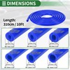 Motoforti Silicone Vacuum Tubing Hose Automotive Vacuum Line 10Ft 3/4/5/6/8/10mm